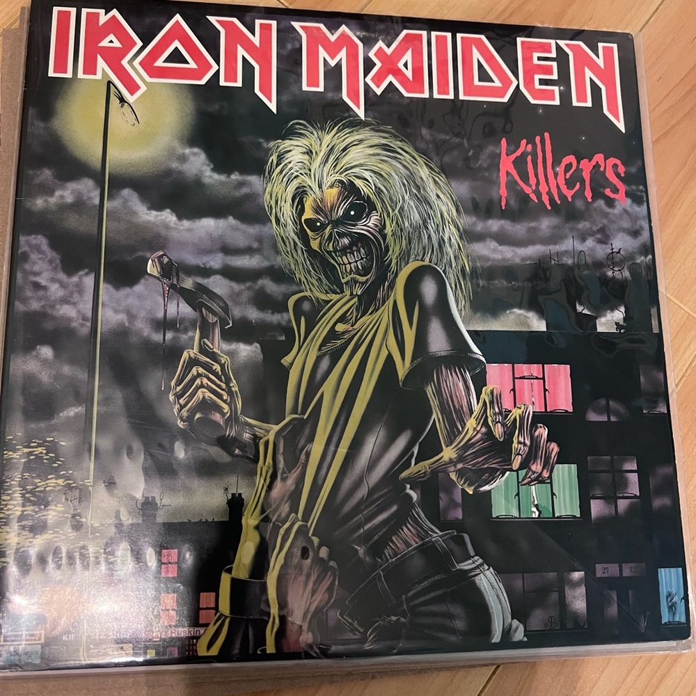 Iron Maiden Killers Vinyl Record - Black Cover